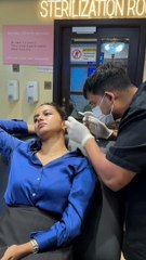 Triple the Charm: Forward Helix Vibes #forwardhelix #earpiercing #septumpiercing #bellypiercing