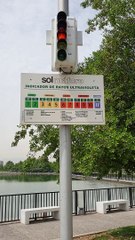 UV Index High in Santiago 