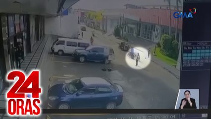 Guwardiya, nasagasaan ng jeepney habang nagmamando ng sasakyan palabas ng parking lot | 24 Oras