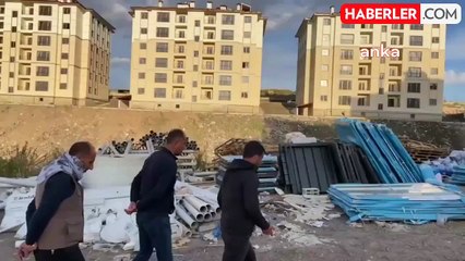 Ardahan TOKİ İnşaatında İşçiler Eylemde: Para İstiyorlar