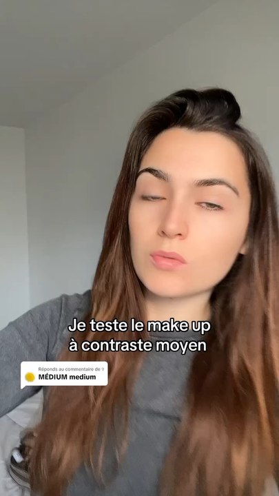 Je teste le make up à contraste moyen ✨