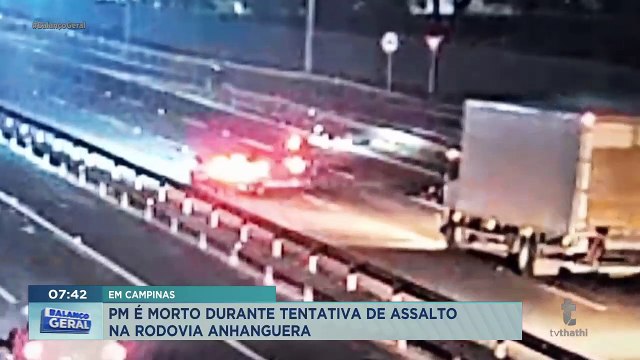 Policial militar morre em tentativa de assalto na Rodovia Anhanguera