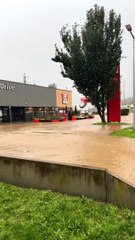 Alerte rouge inondations dans le Rhône, Givors sous les eaux