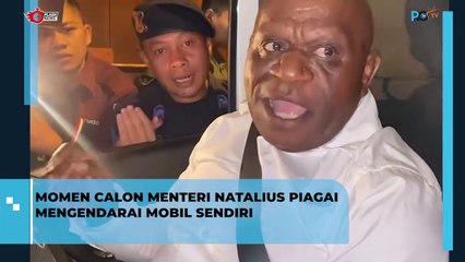 Momen Natalius Pigai Nyetir Mobil Sendiri
