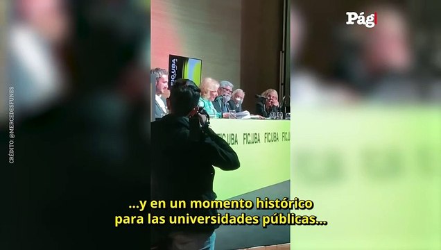 Mirtha Legrand respaldó a las universidades públicas en el FIC.UBA