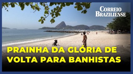 Governo libera Prainha da Glória para banhistas após testes de qualidade da água