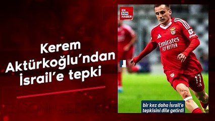Kerem Aktürkoğlu'ndan İsrail'e tepki: Sessiz kalamıyorum, artık yeter