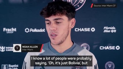 Miami's Allen and Aviles react to Messi's 'unreal' Argentina performance