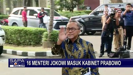 Descargar video: 16 Menteri Jokowi Masuk Kabinet Prabowo, Jokowi: Pemilihan Melalui Pertimbangan Matang