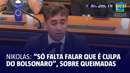 Download Video: Nikolas Ferreira cobra Marina Silva sobre queimadas: 'Só falta falar que a culpa é do Bolsonaro'