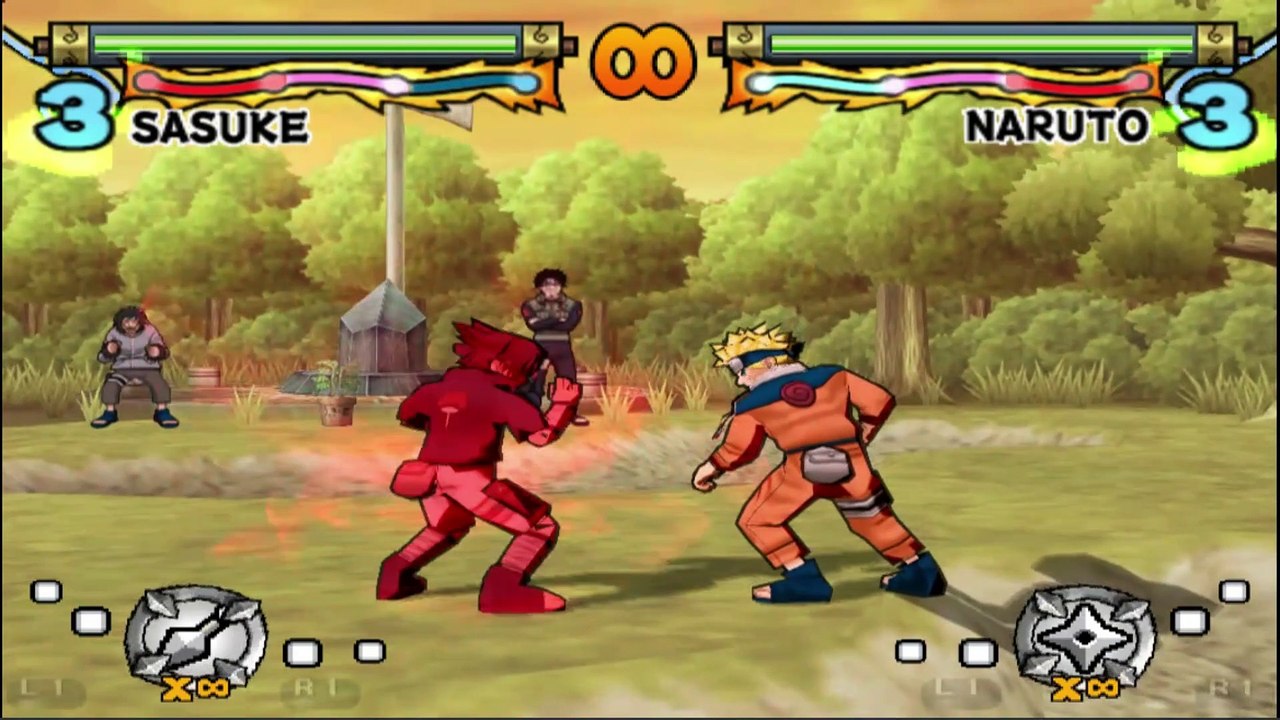 Poderes ESPECIALES de SASUKE UCHIHA - Naruto Ultimate ninja - 2003 - PS2