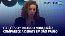Jornalista alfineta Nunes, que faltou debate: 'Não encontrou um horário'