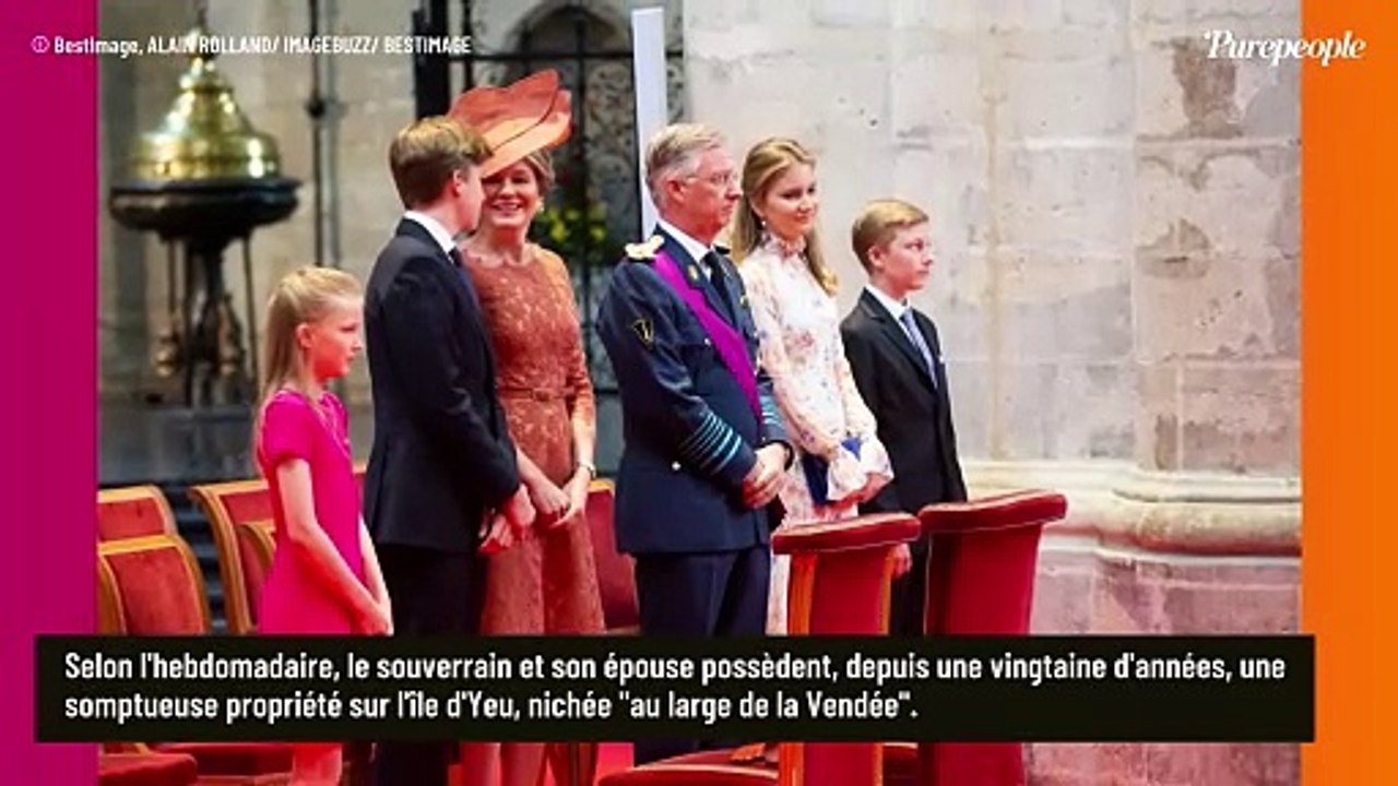 La propriété acquise par le roi Philippe et la reine Mathilde de Belgique sur une île Française, un coin de paradis loin des regards indiscrets