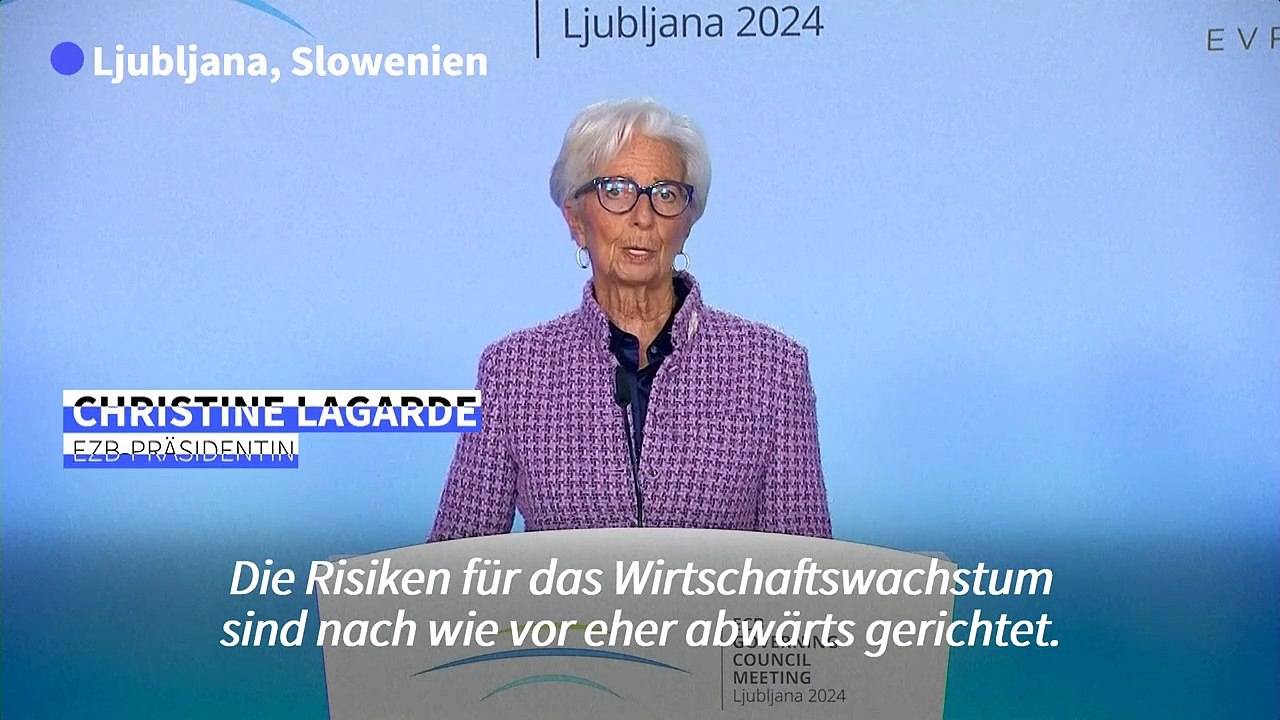 Konjunktursorgen: EZB senkt Leitzinsen erneut