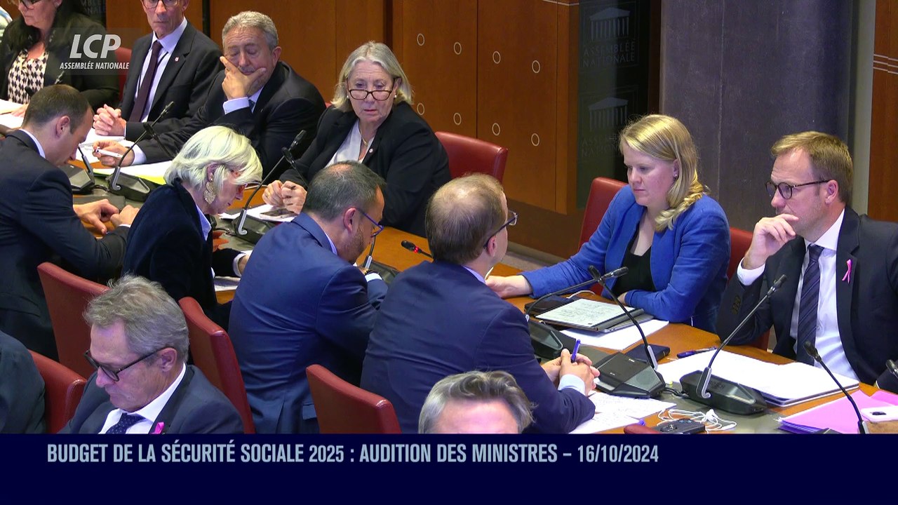 Audition à l'Assemblée nationale - Budget de la Sécurité sociale 2025 ...