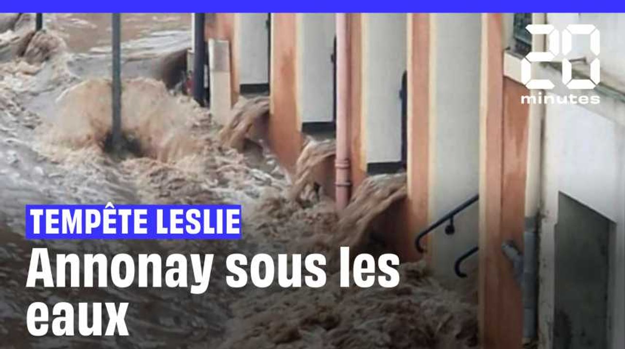 Inondations à Annonay : la ville sous les eaux