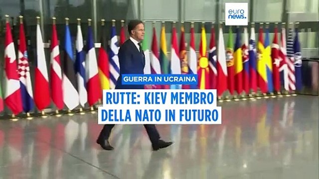 Nato, Rutte: l'Ucraina entrerà nell'Alleanza in futuro , Zelensky a Bruxelles per piano vittoria