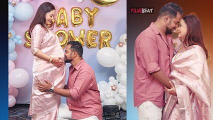 Devoleena Bhattacharjee Baby shower: Devoleena  ने पति Shanawaz Shaikh संग flaunt किया बेबी बंप