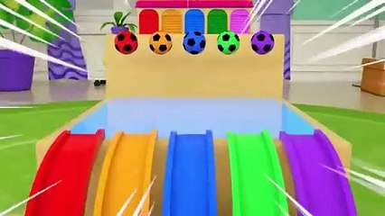 Baby Shark + Wheels On the Bus song - Soccer ball shaped wheels - Baby Nursery Rhymes & Kids Songs
