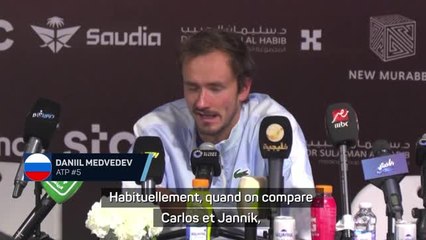 Six Kings Slam - Medvedev sur Sinner : "Aujourd'hui, j'ai changé d'avis !"