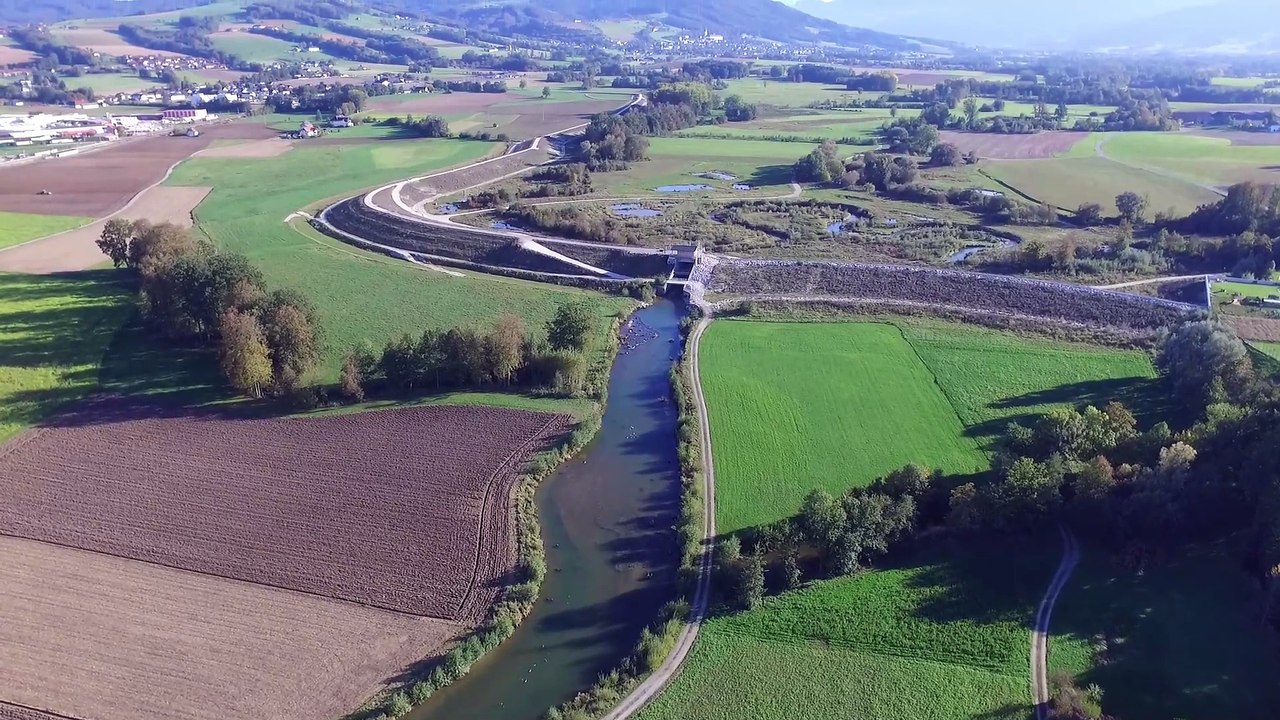 Hochwasser-Rückhaltebecken Wartberg an der Krems