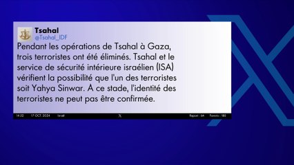 Les dernières explications de CNEWS sur la possible mort de Yahya Sinouar, chef du Hamas.