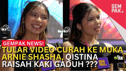 #GempakVideoNews : Dikecam Sebab Gimik Gaduh Curah Air Ke Muka Arnie Shasha, Qistina Raisah Tak Kisah! Followers Siap Naik 15,000