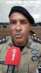 Situação com refém em Pernambués durou cerca de 5 horas, detalha major da PM