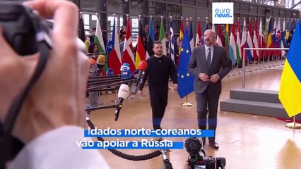 Zelenskyy: apoio da Coreia do Norte à Rússia seria "primeiro passo para uma guerra mundial"