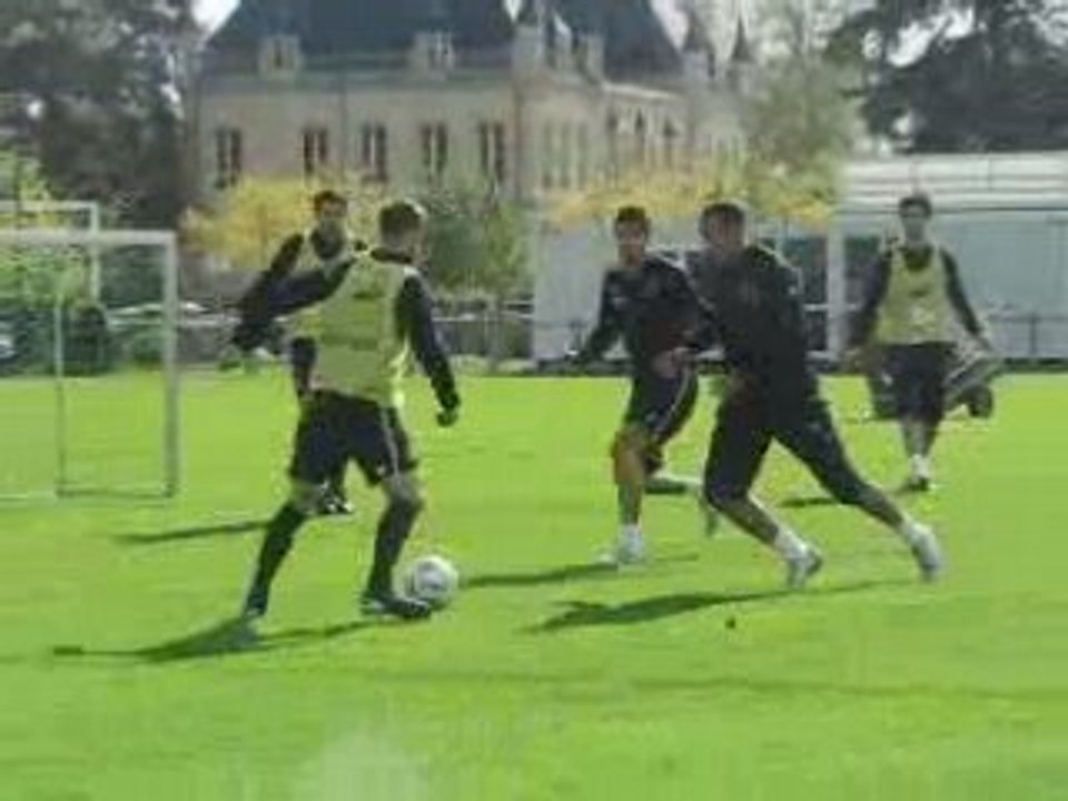 Entrainement girondins bordeaux du 22 avril 2008