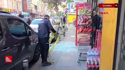 İstanbul Küçükçekmece'de cadde ortasında silahlı saldırı yaşandı