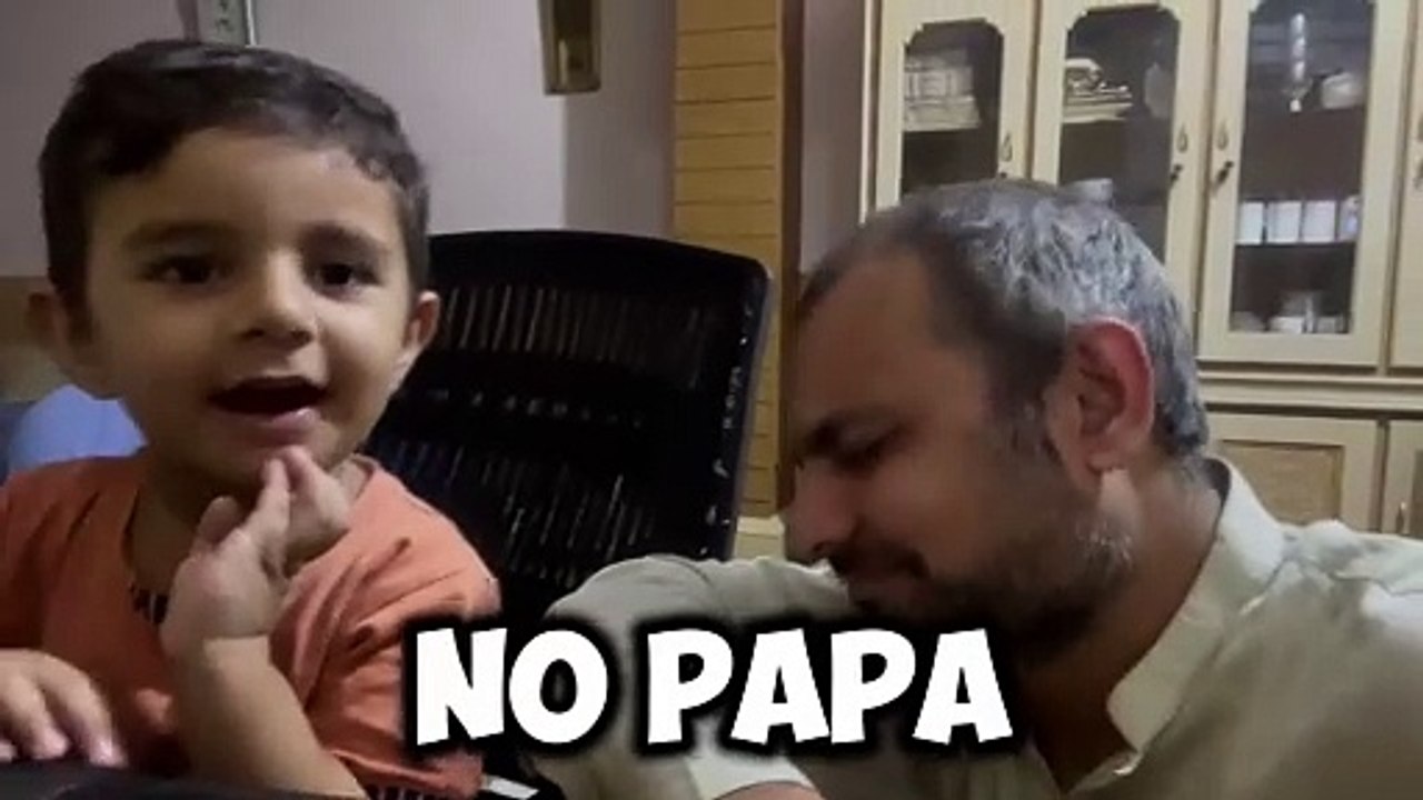 Umar papa ko kam nai kerny de raha | son and papa love | Son and Papa dialogue