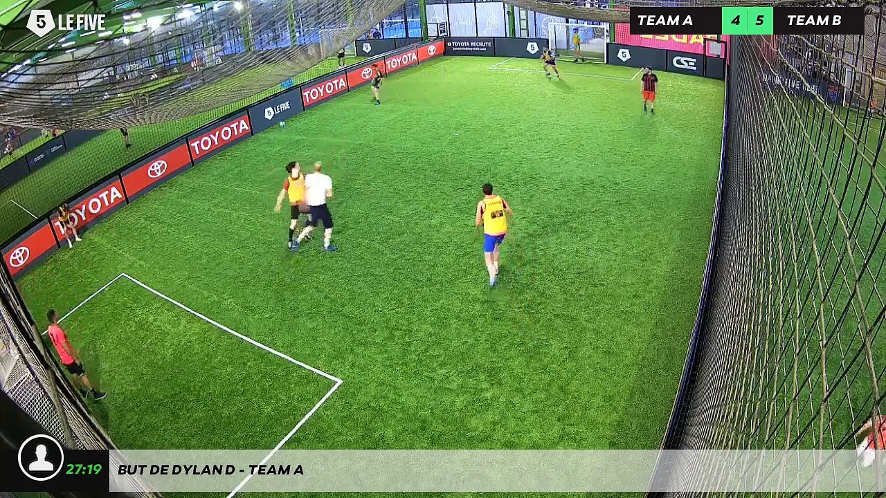 But de Dylan D - Team A