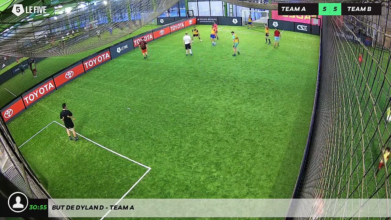 But de Dylan D - Team A