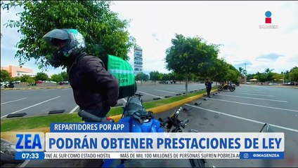 Repartidores por app podrán obtener prestaciones de ley