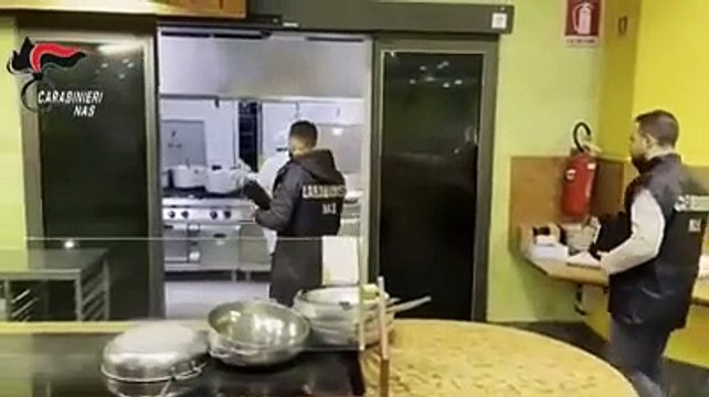 I carabinieri dei Nas nelle mense scolastiche