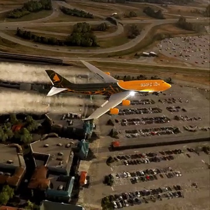 Die schreckliche Landung der Boeing 747 Air Lince