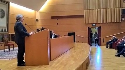 Tajani parla ai docenti dell'ateneo d'Annunzio