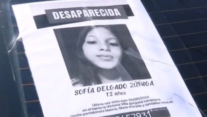 Fue hallada muerta Sofía Delgado, la menor de 12 años desaparecida en Villagorgona