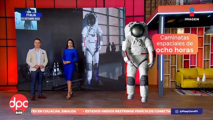 Presentan traje espacial para lograr caminatas espaciales de ocho horas