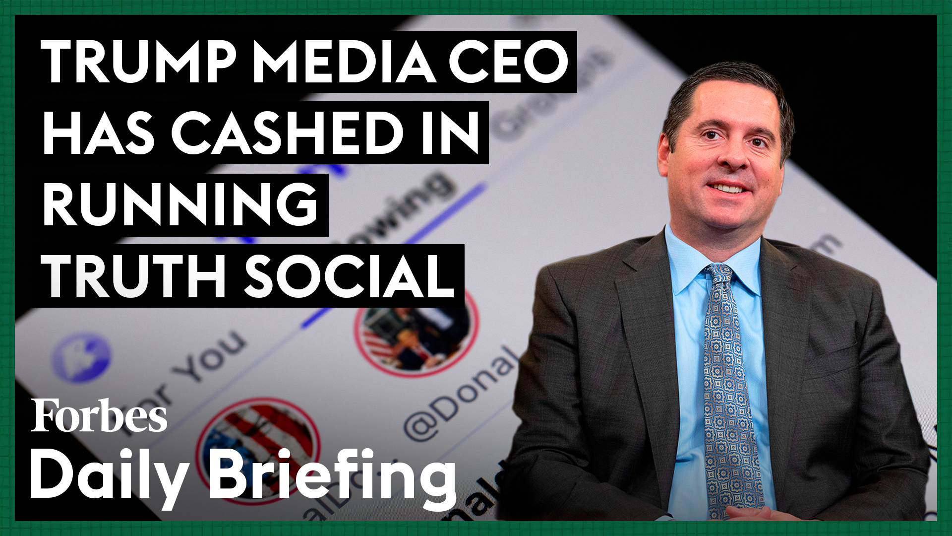 The Earnings of Devin Nunes as CEO of Trump’s Truth Social