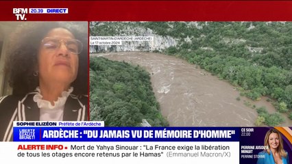 Vigilance crues, pluie-inondation: la préfète de l'Ardèche annonce 25 sauvetages et 500 mises en sécurité dans le département