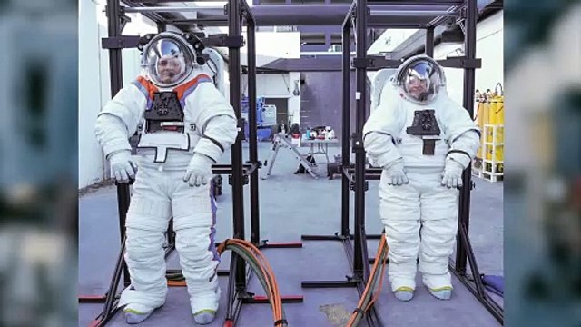 Pruebas del traje espacial de Axiom en las instalaciones de SpaceX