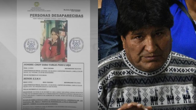 La mujer que denunció a Evo Morales por abuso sexual está desaparecida