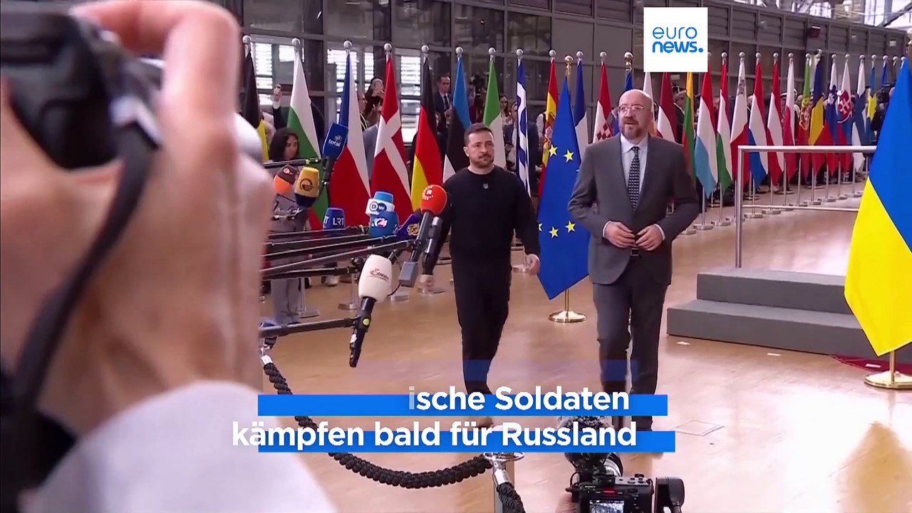 Selenskyj in Belgien: Nordkoreas Unterstützung für Russland ist ein 'Schritt zum Weltkrieg'