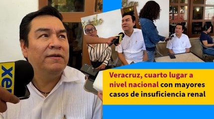 Veracruz, cuarto lugar a nivel nacional con mayores casos de insuficiencia renal