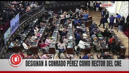 AN designa a Conrado Pérez como nuevo rector principal del CNE