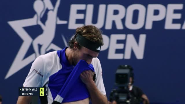 Anvers - Tsitsipas écarte Seyboth Wild, roi du tweener