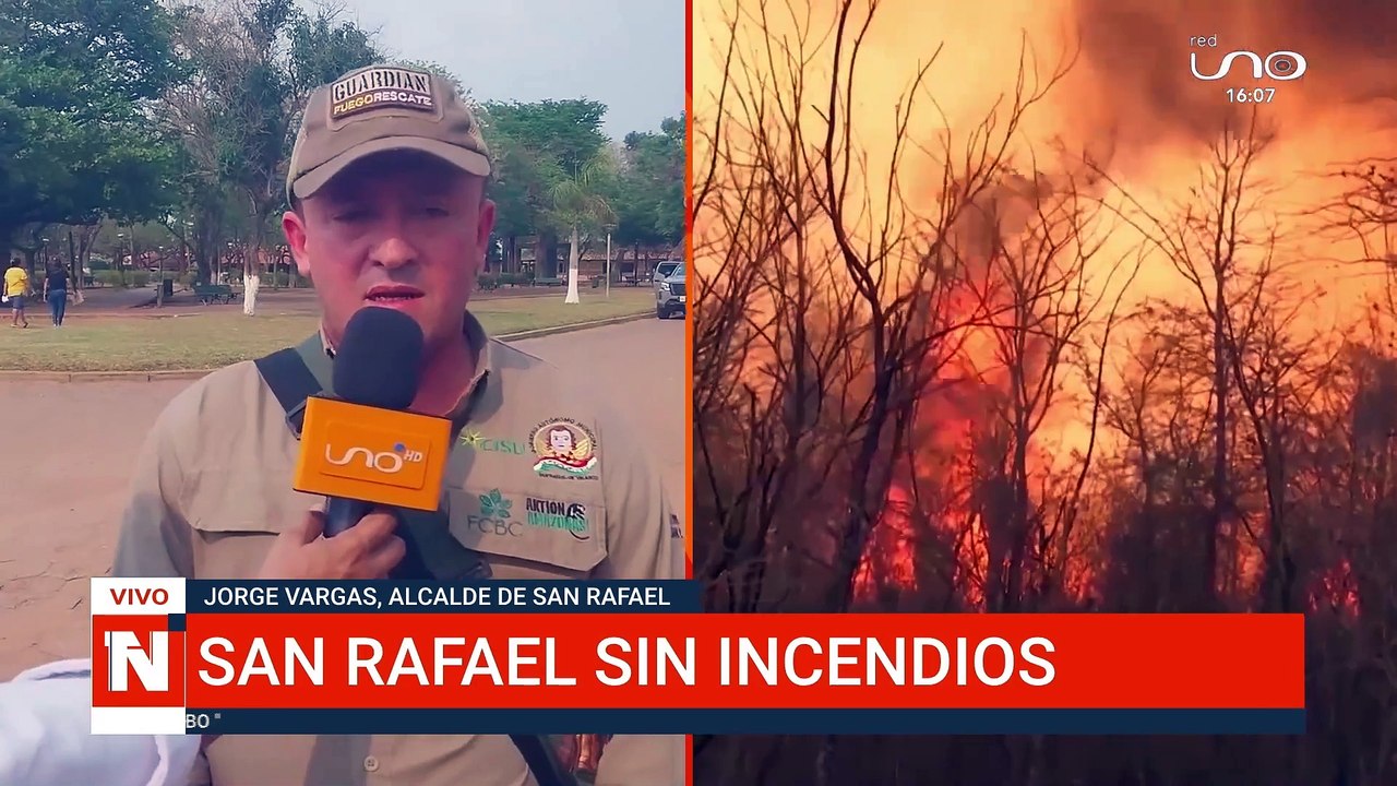 San Rafael sin incendios