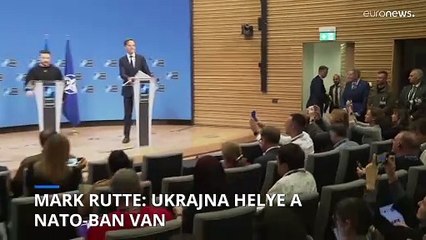 Ukrajna helye a NATO-ban van a katonai szövetség főtitkára szerint